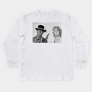 Crocodile Dundee Kids Long Sleeve T-Shirt